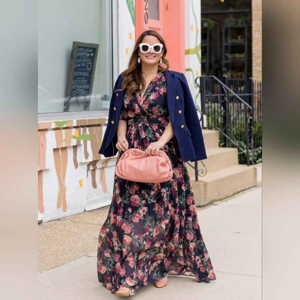 Gal Meets Glam Floral Ashlynn Dress Size 6